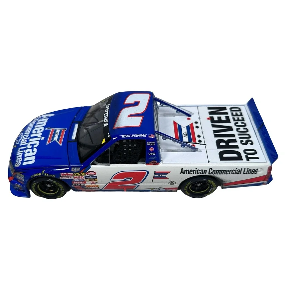 Ryan Newman Signed 2008‎ American Commercial Lines Chevy Silverado 1:24 Diecast